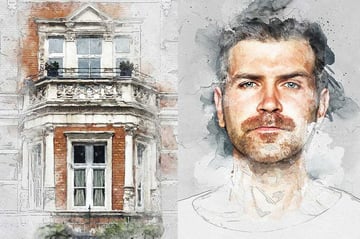 Mixed Media Photoshop Action